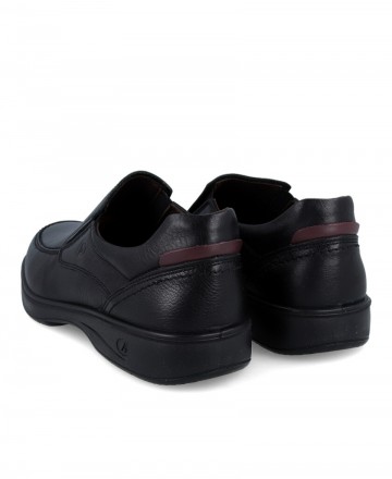 Luisetti 37700 NA leather slip-on shoes without laces