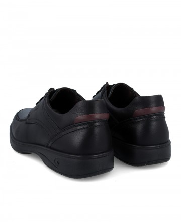 Zapatos con cordones de piel Luisetti 37702 NA