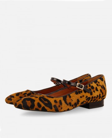 Merceditas de animal print Gioseppo 73835 Bonyhad