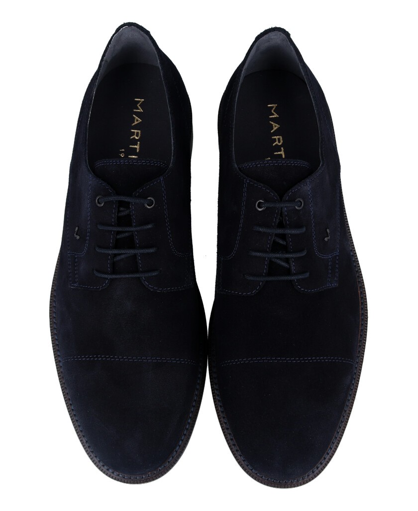 Martinelli 1689-2885 X1 split leather shoes with stitching