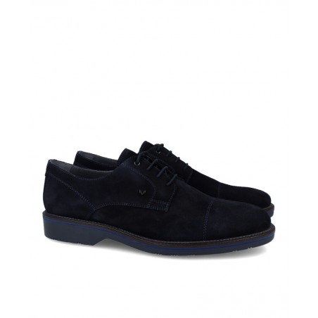 Zapatos para hombre en color azul marino Caracteristicas con cordones cuna 2 cm zapato de estilo casual suela de goma termoplas