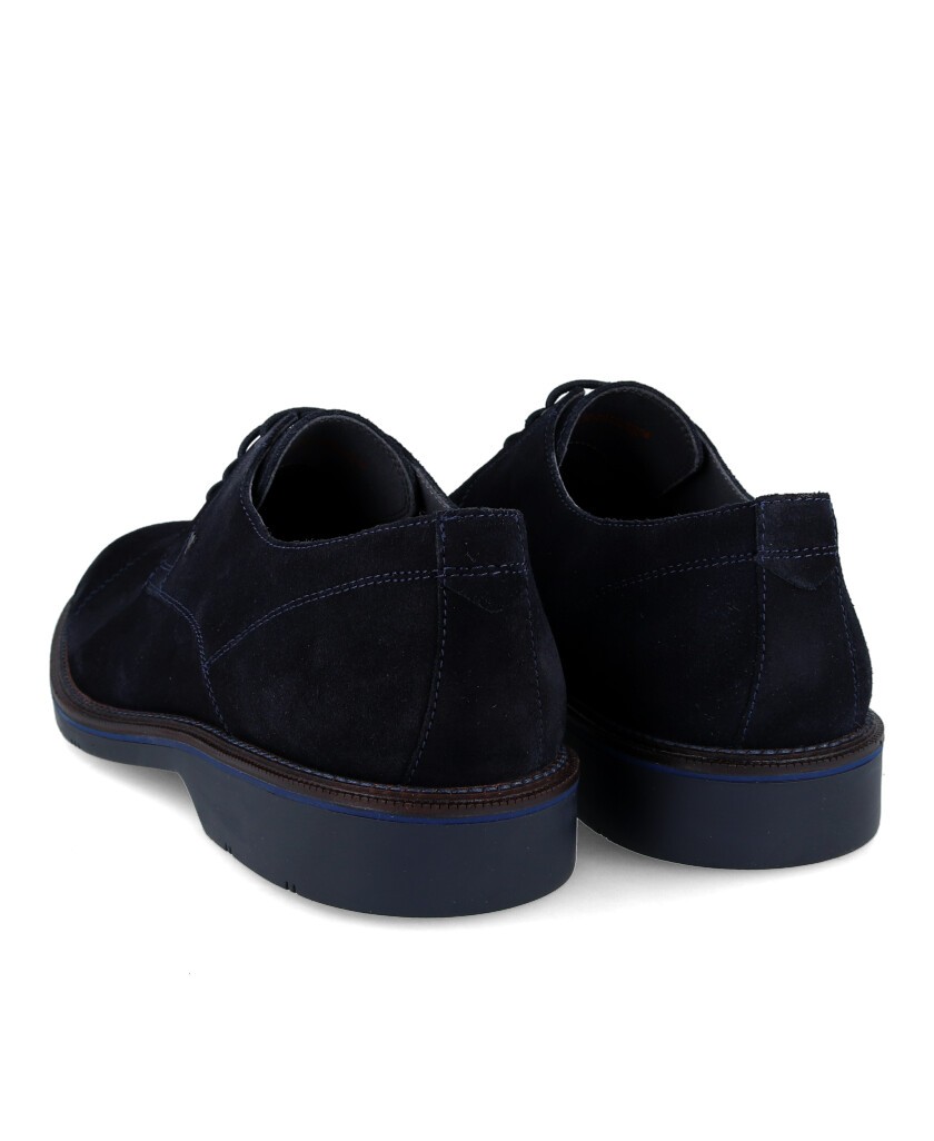 Martinelli 1689-2885 X1 split leather shoes with stitching