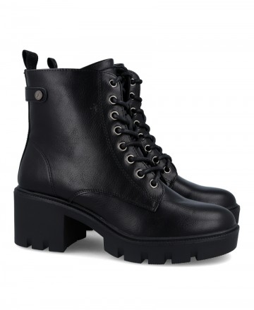 Military ankle boots with heel Xti 142983