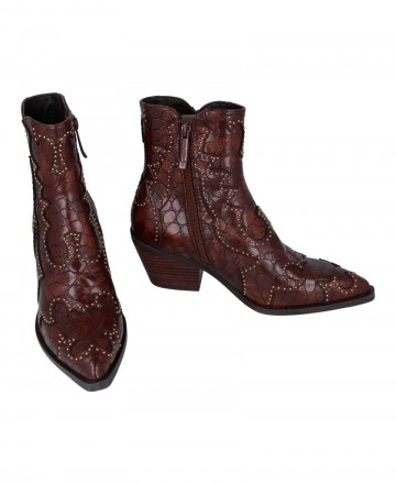 Botines cowboy con cremallera lateral Noa Harmon Miranda