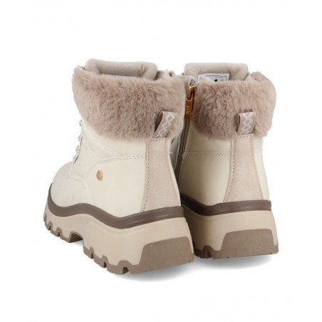 Ankle boots with fur and track sole Xti 143447