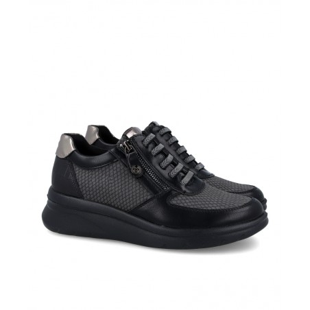 Xti 143366 sporty style shoes with zip fastening