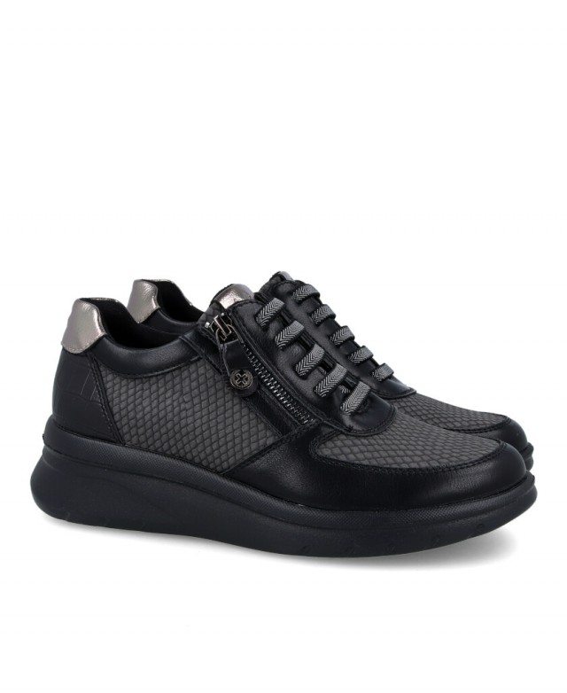 Xti 143366 sporty style shoes with zip fastening