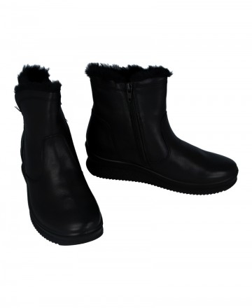 Imac fur lined ankle boots 656528