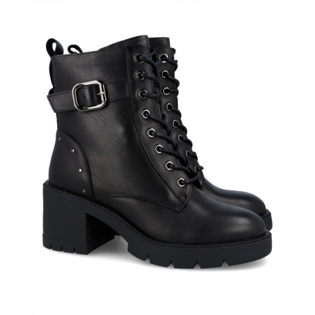 Heeled military boots hotsell