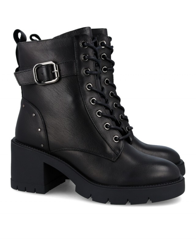 Military ankle boots with heel Carmela161901