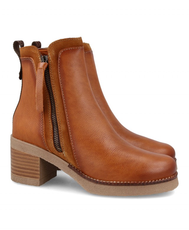 Desireé Mulan-10 leather casual ankle boots