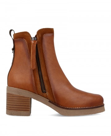 Desireé Mulan-10 leather casual ankle boots