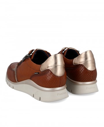 Fluchos F2070 light wedge leather sneakers