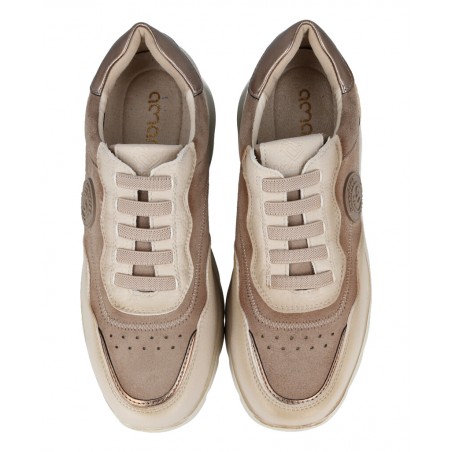 Amarpies 27095 casual wedge trainers