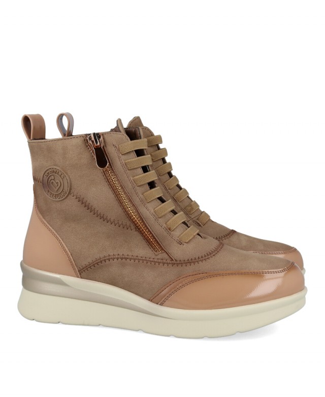 Amarpies 27089 zip-up sporty ankle boots