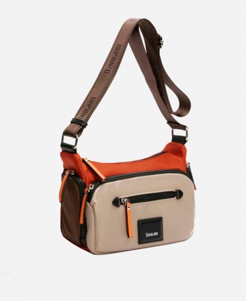 Shoulder bag with front pocket Binnari Estepona