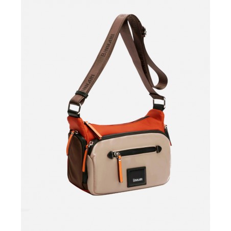 Shoulder bag with front pocket Binnari Estepona