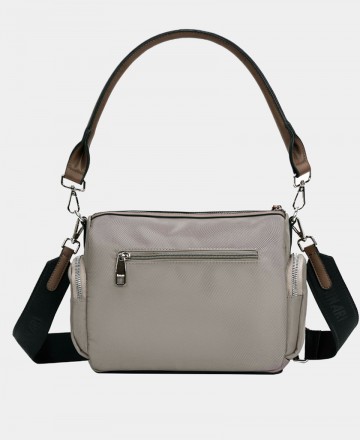 Shoulder bag in taupe colour Binnari Granada