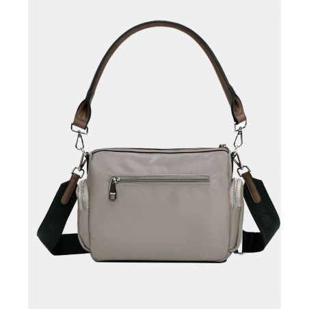 Shoulder bag in taupe colour Binnari Granada