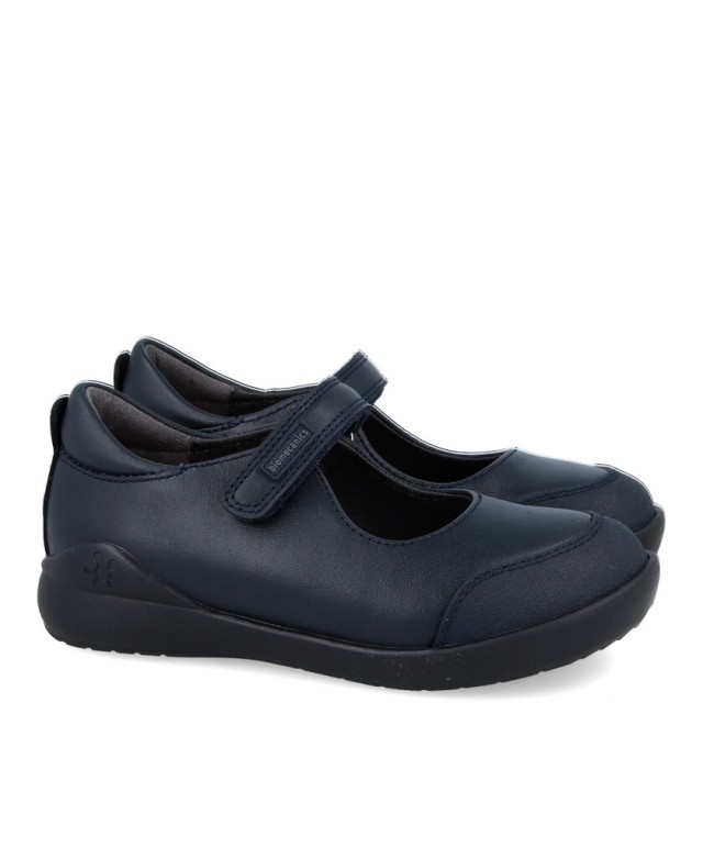 Zapatos colegiales con cierre de velcro Biomecanics 181121