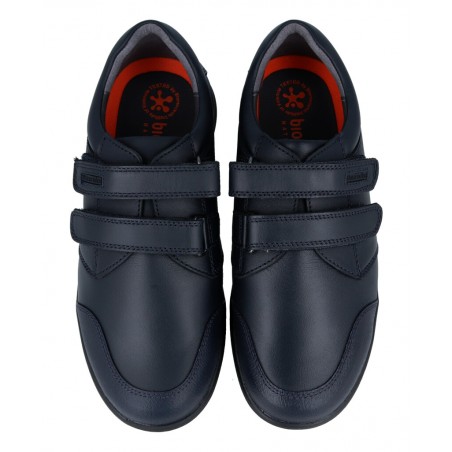 Zapatos colegiales con doble velcro Biomecanics 161126