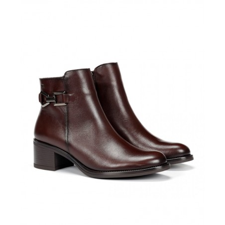 Leather ankle boots with link Dorking D9347