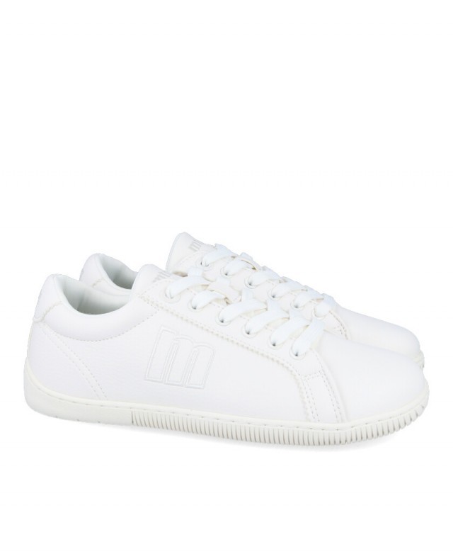 Mustang 60837 women's white trainers respectful 60837