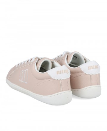 Sneakers y bambas para mujer en color rosa Caracteristicas con cordones altura de piso 2 cm zapato de estilo casual suela de go