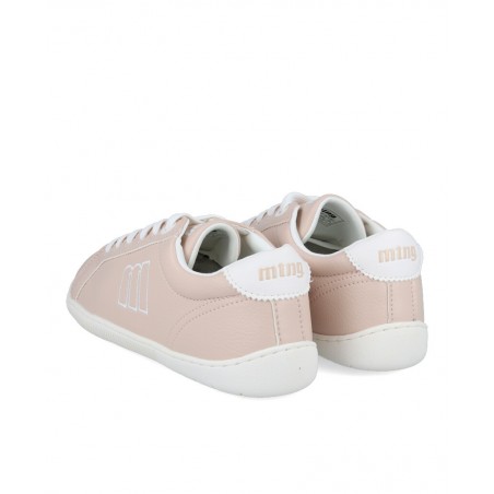 Sneakers y bambas para mujer en color rosa Caracteristicas con cordones altura de piso 2 cm zapato de estilo casual suela de go