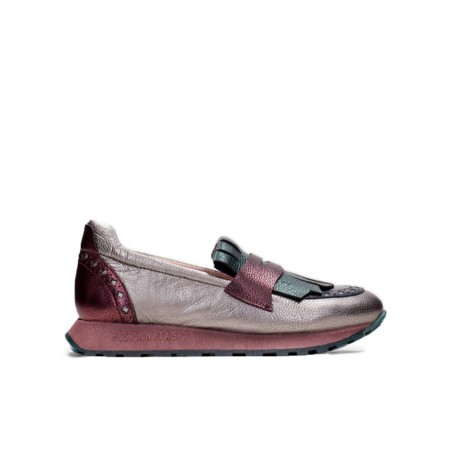 Hispanitas Loira leather sports moccasins