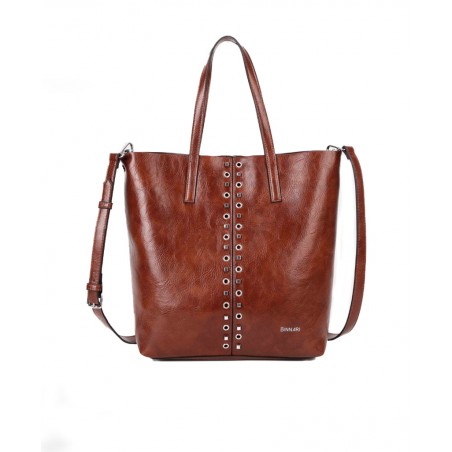 Bolso shopper con  tachas decorativas Binnari Sevilla 20401