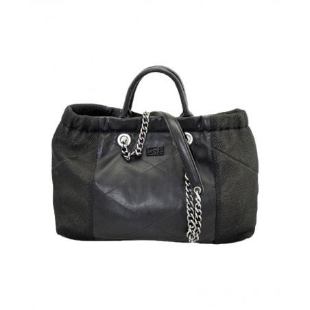 Bolso de mano en color negro DMR Touch Iseo