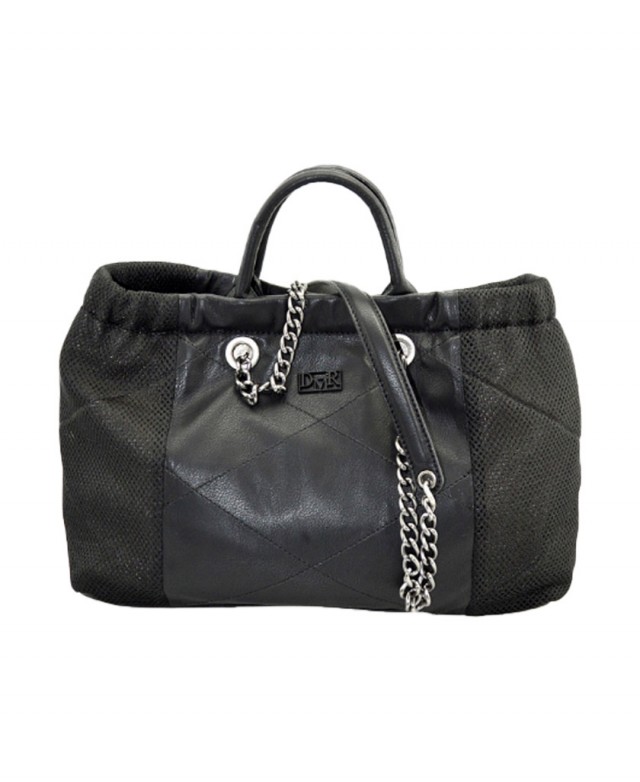 Bolso de mano en color negro DMR Touch Iseo