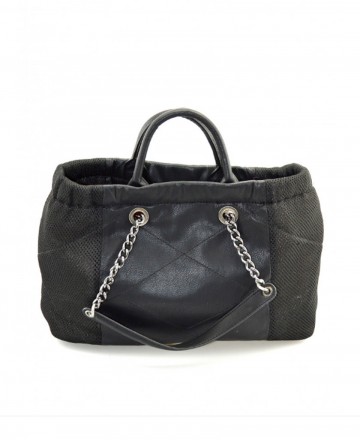 Bolso de mano en color negro DMR Touch Iseo