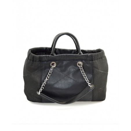 Bolso de mano en color negro DMR Touch Iseo