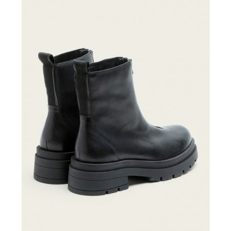 Porronet Nala track sole ankle boots with front zip