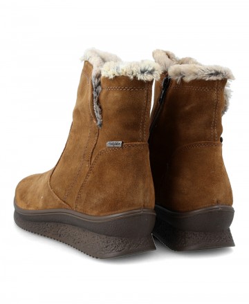 Wedge ankle boots with fur lining Imac 656529