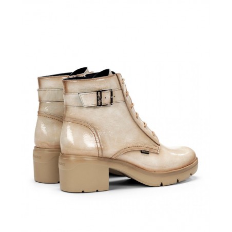 Fluchos F2107 military ankle boots with heel