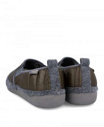 Toni Pons Ned-Tk closed slippers in green and grey