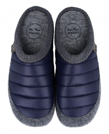 Toni Pons Nix-Tk quilted fabric house slippers