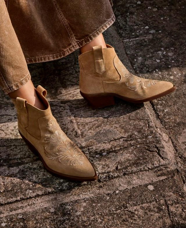 Alpe suede western ankle boots online