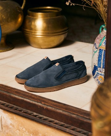 Blue casual moccasin Fluchos F1946