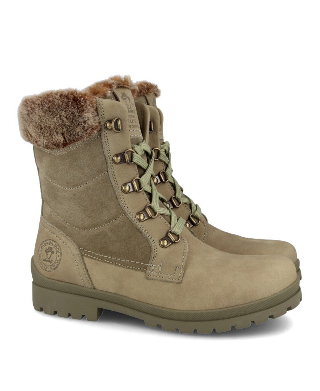 Botas militares con forro de pelo Panama Jack Tuscani B35