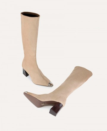 Miss Elastic Emira tall elasticated boots