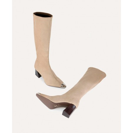 Miss Elastic Emira tall elasticated boots