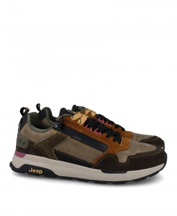 Zapatilla multicolor para hombre Jeep Ontario Zip