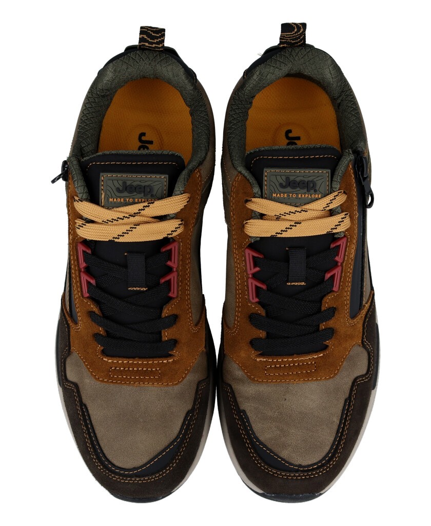 Zapatilla multicolor para hombre Jeep Ontario Zip