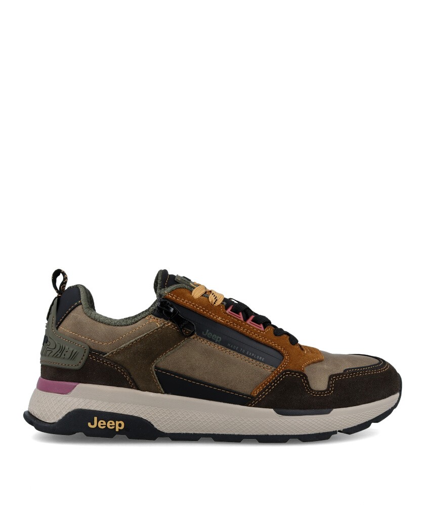Jeep Ontario Zip multicolored men's sneaker