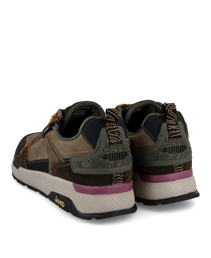 Zapatilla multicolor para hombre Jeep Ontario Zip