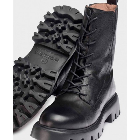 Wonders Camila military ankle boots